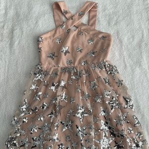 Trixxi Girl dress… pink with sequin stars!
